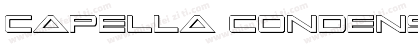 Capella Condensed Bold字体转换